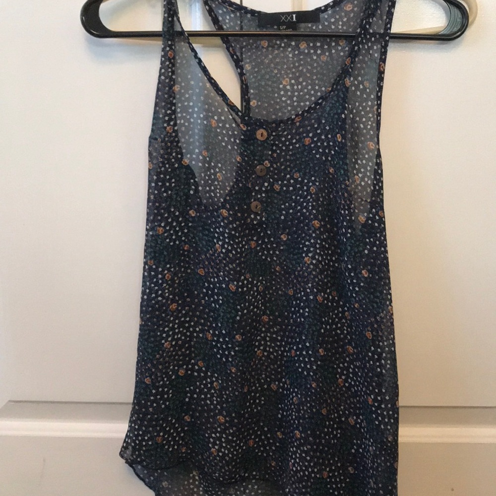 Floral Forever21 top